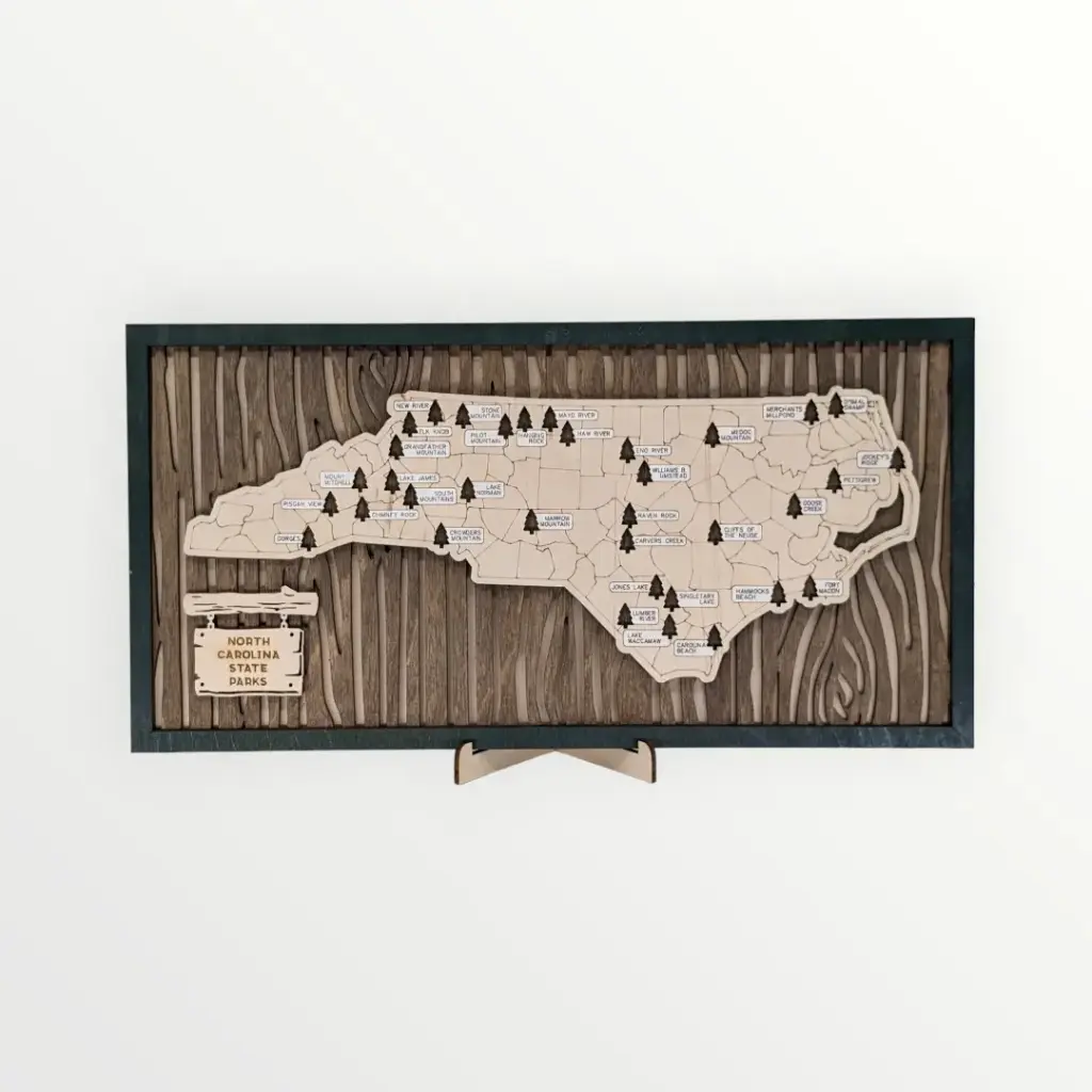 North Carolina State Parks Adventure Map