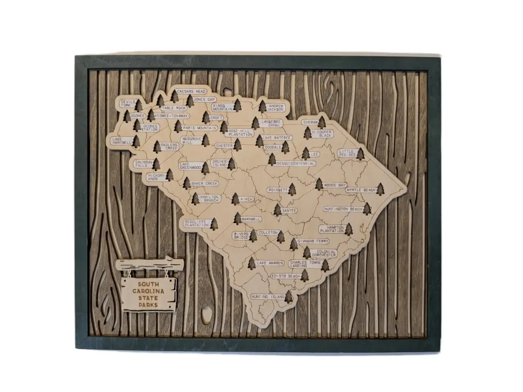 South Carolina State Parks Adventure Map