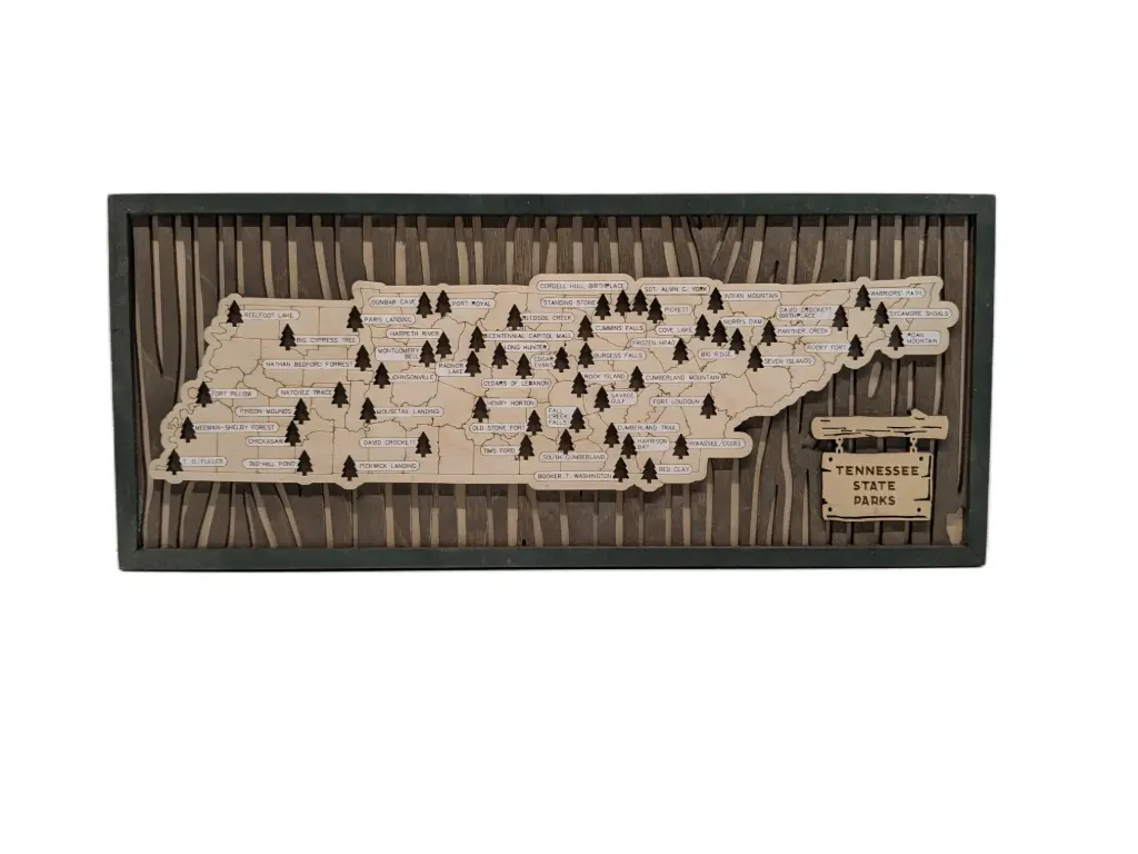Tennessee State Parks Adventure Map