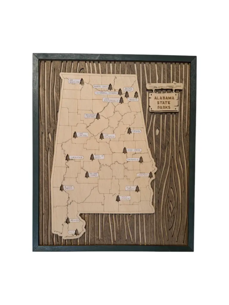 Alabama State Parks Adventure Map
