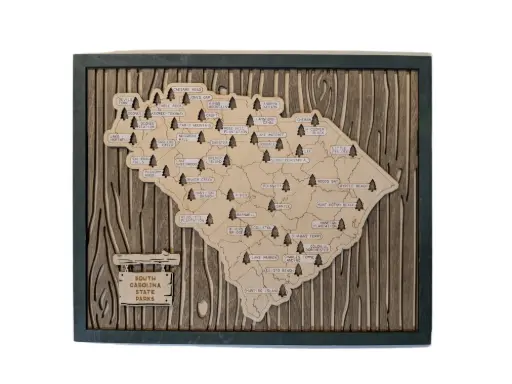 South Carolina State Parks Adventure Map