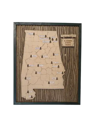 Alabama State Parks Adventure Map