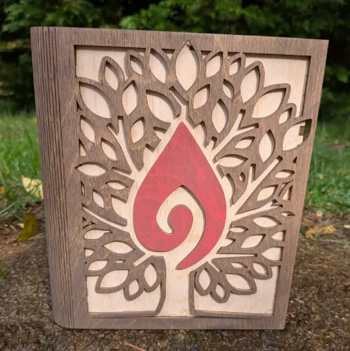 Wooden Book Box